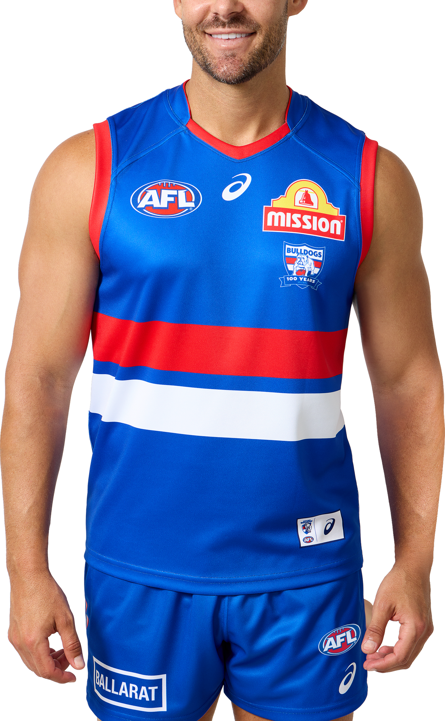 AFL 2025 Home Guernsey - Western Bulldogs - Adult - Mens