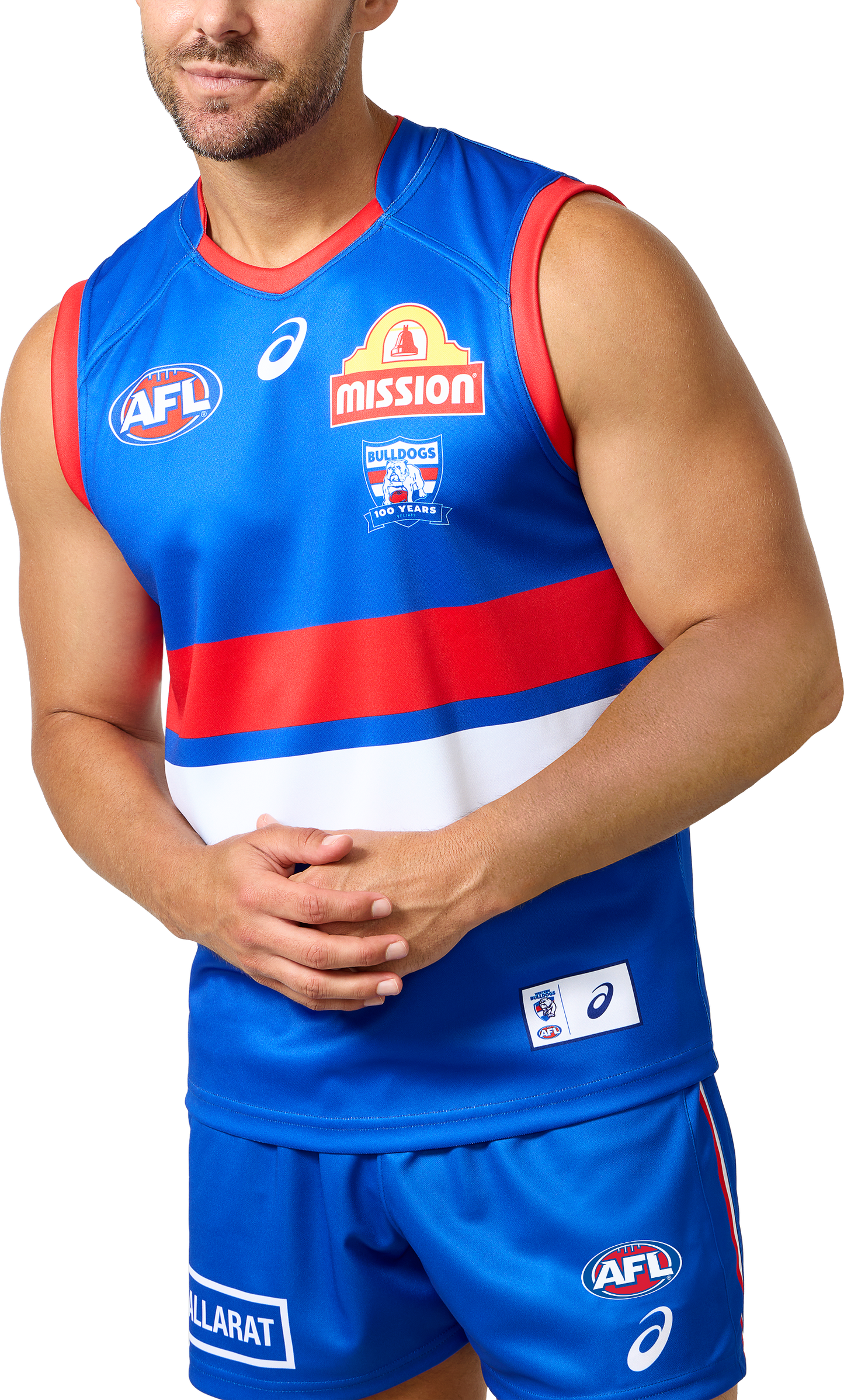 AFL 2025 Home Guernsey - Western Bulldogs - Adult - Mens