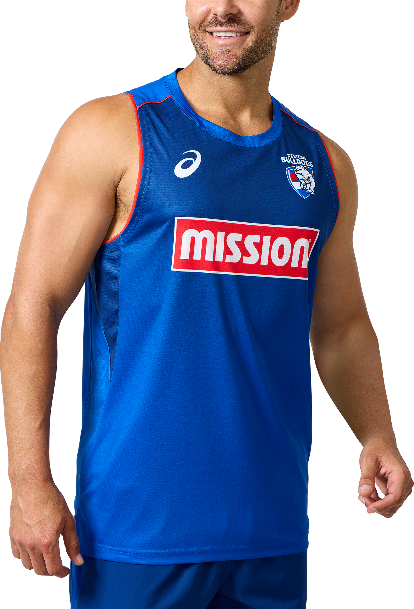 AFL 2025 Training Singlet - Western Bulldogs - Adult - Mens