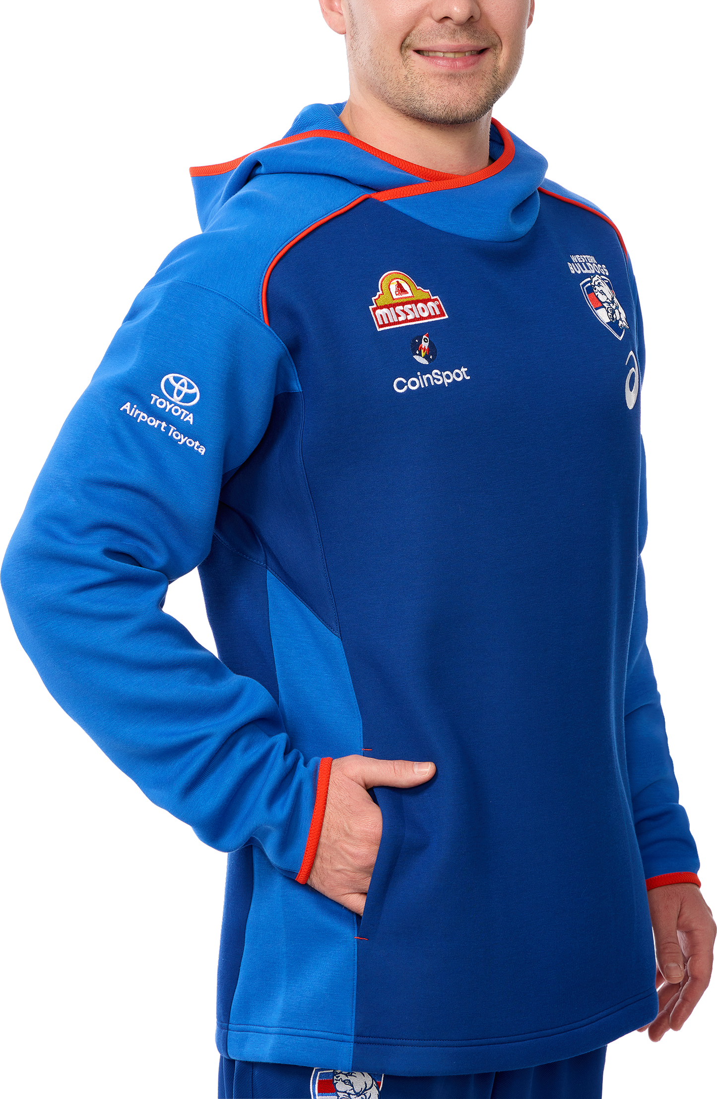 AFL 2025 Training Hoodie - Western Bulldogs - Adult - Unisex