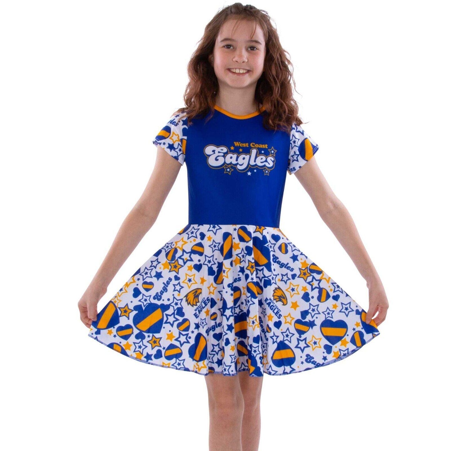 AFL Heartbreaker Dress - West Coast Eagles - Girls - Toddler - Kid