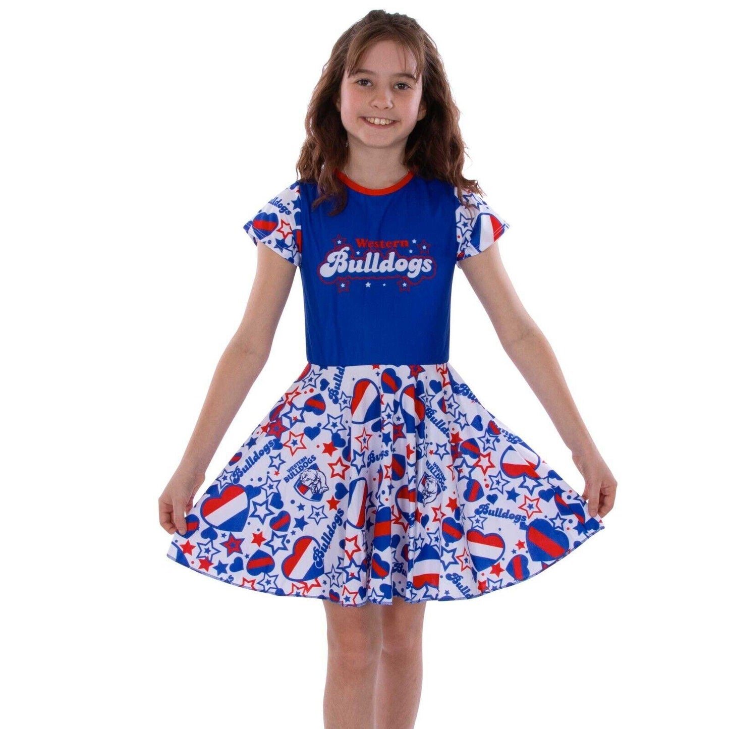 AFL Heartbreaker Dress - Western Bulldogs - Girls - Toddler - Kid