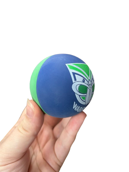 NRL Rubber High Bounce Hand Ball - New Zealand Warriors - Single - 6cm