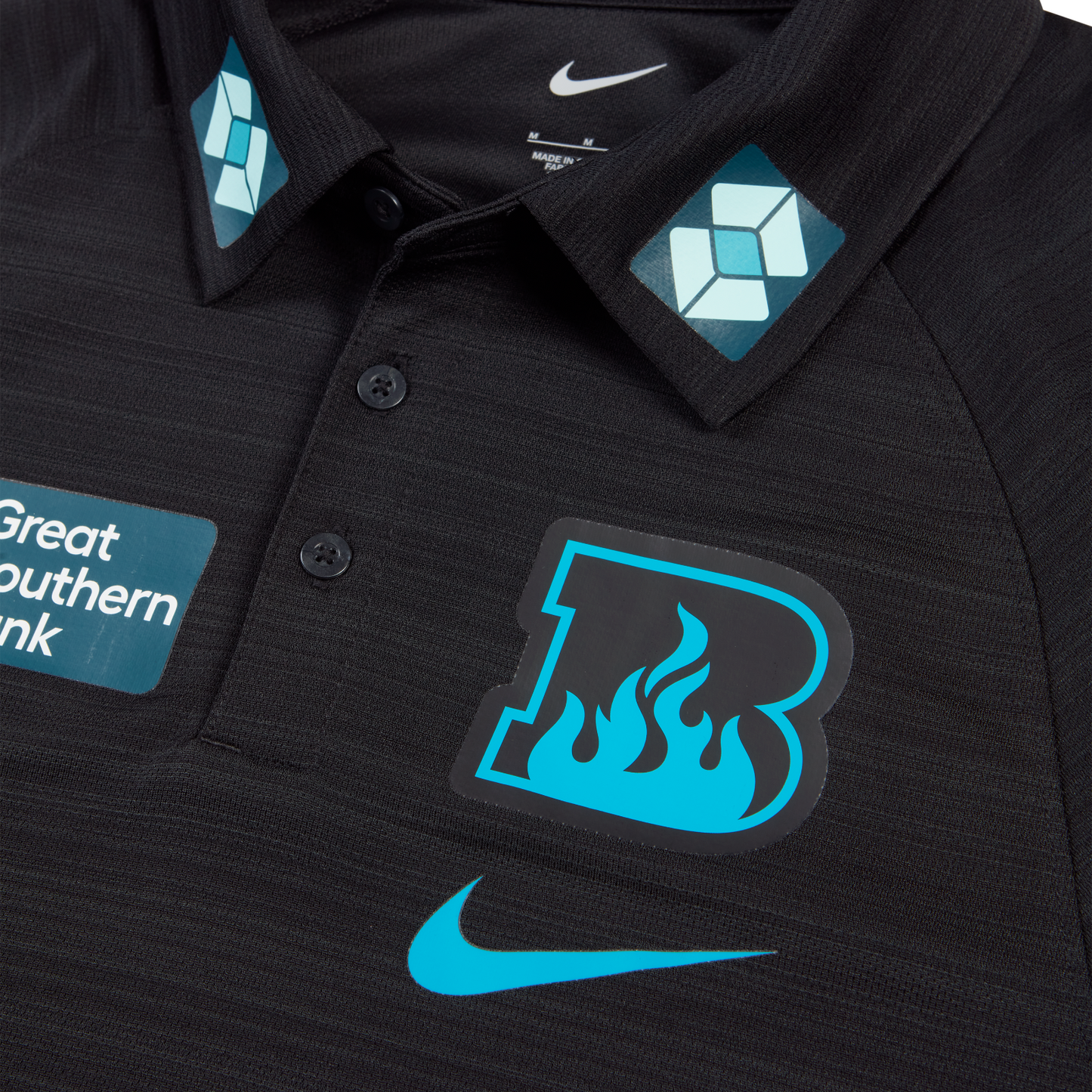 BBL 2024/2025 Cricket Polo Shirt - Brisbane Heat - Big Bash Cricket T20
