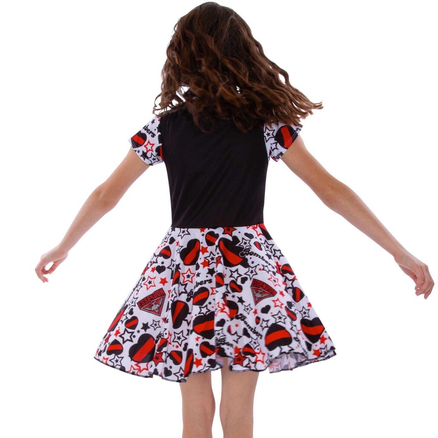 AFL Heartbreaker Dress - Essendon Bombers - Girls - Toddler - Kid