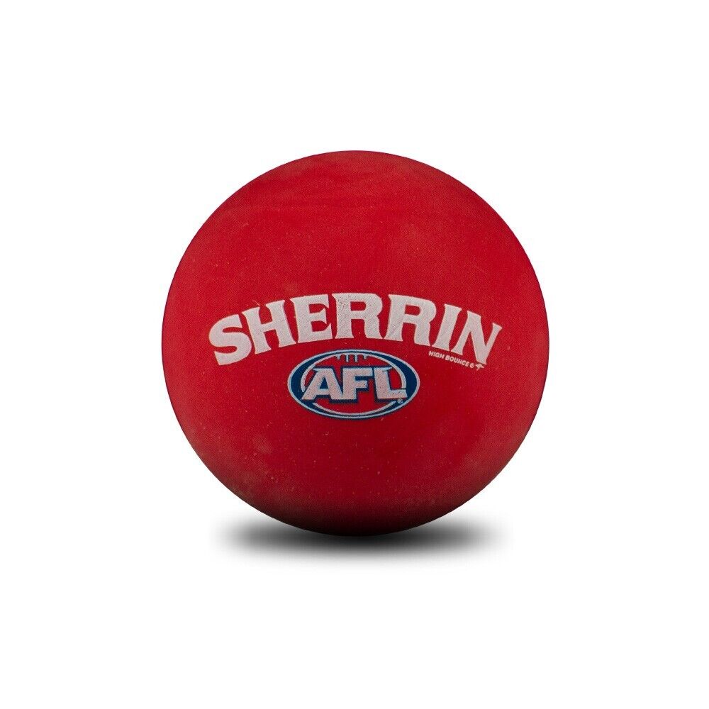 AFL Rubber High Bounce Hand Ball - Western Bulldogs - Single - 6cm
