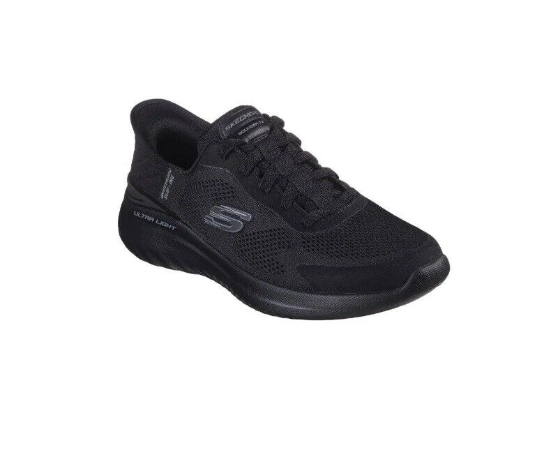 SKECHERS Slip-Ins Bounder 2.0 Shoe - EMERGED - Black/Black - Mens