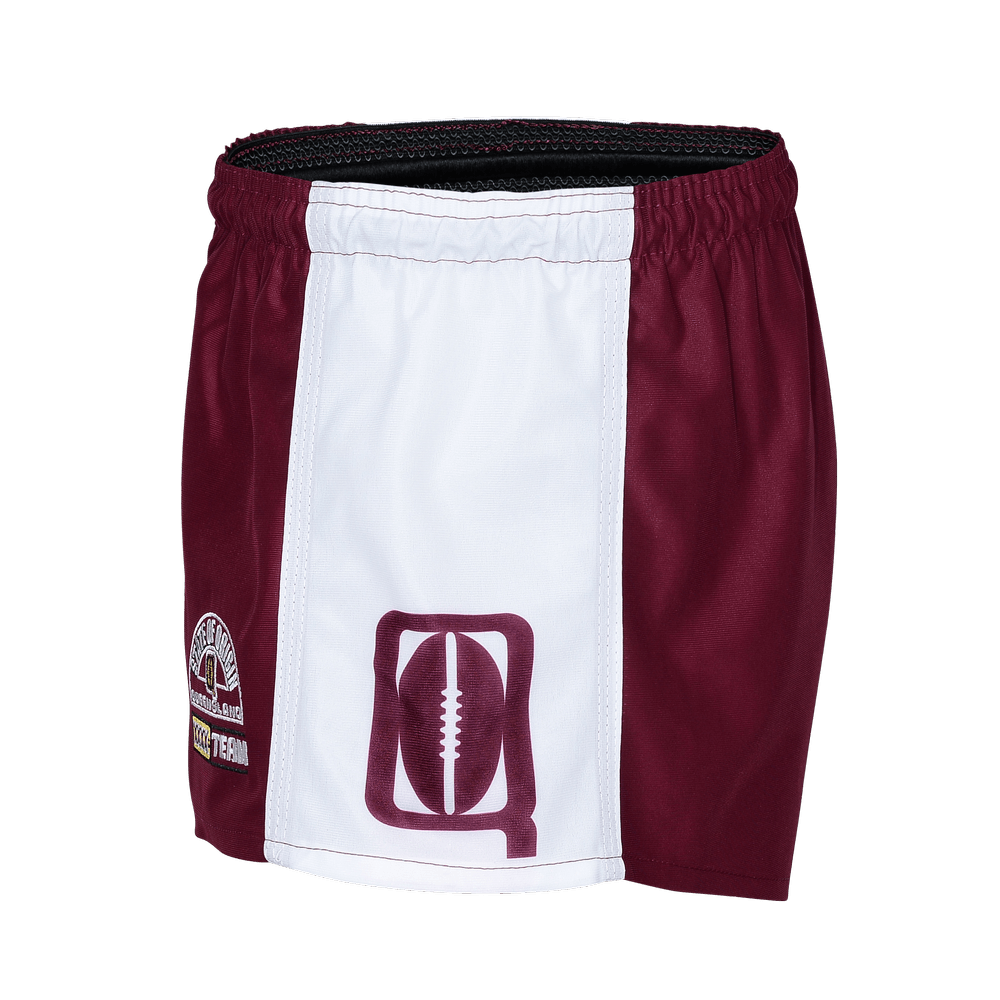 QLD Maroons Hero Footy Shorts - State Of Origin - Queensland Maroons - Rugby