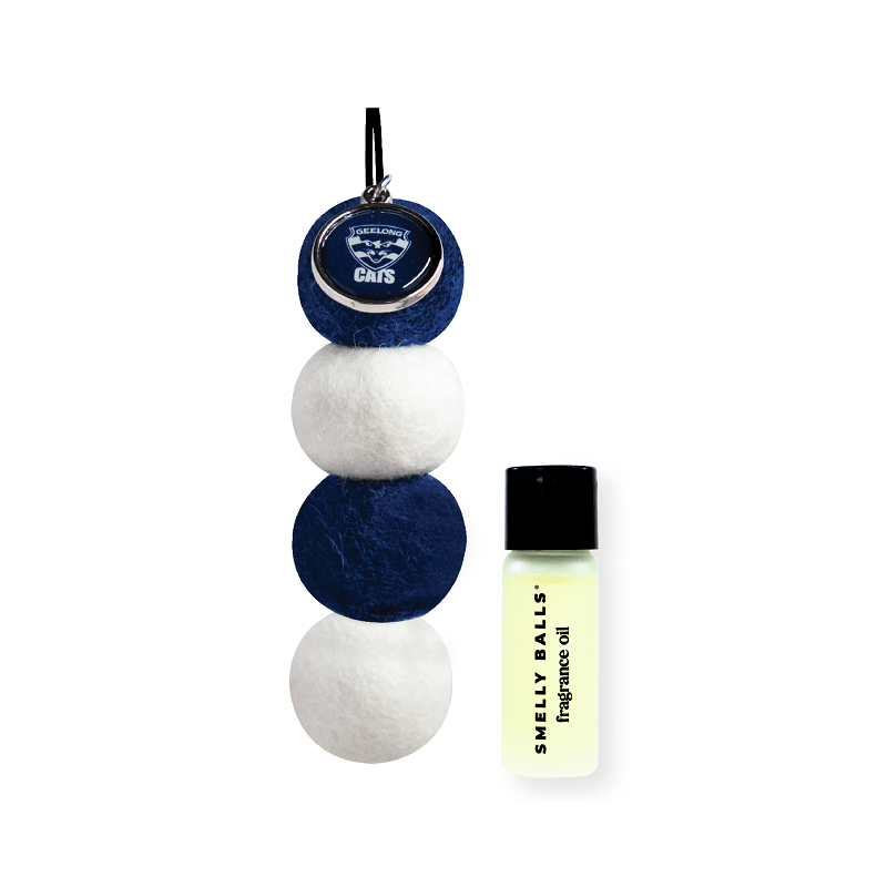 AFL Smelly Balls Set - Geelong Cats - Re-useable Car Air Freshener