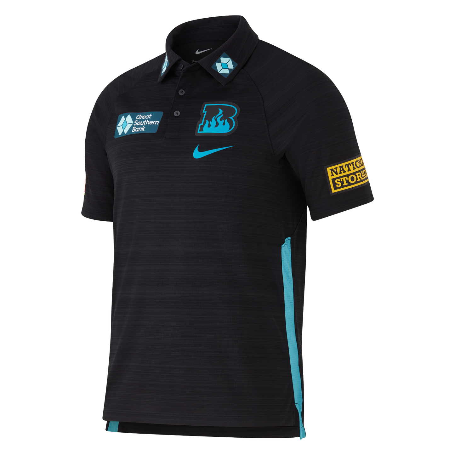 BBL 2024/2025 Cricket Polo Shirt - Brisbane Heat - Big Bash Cricket T20