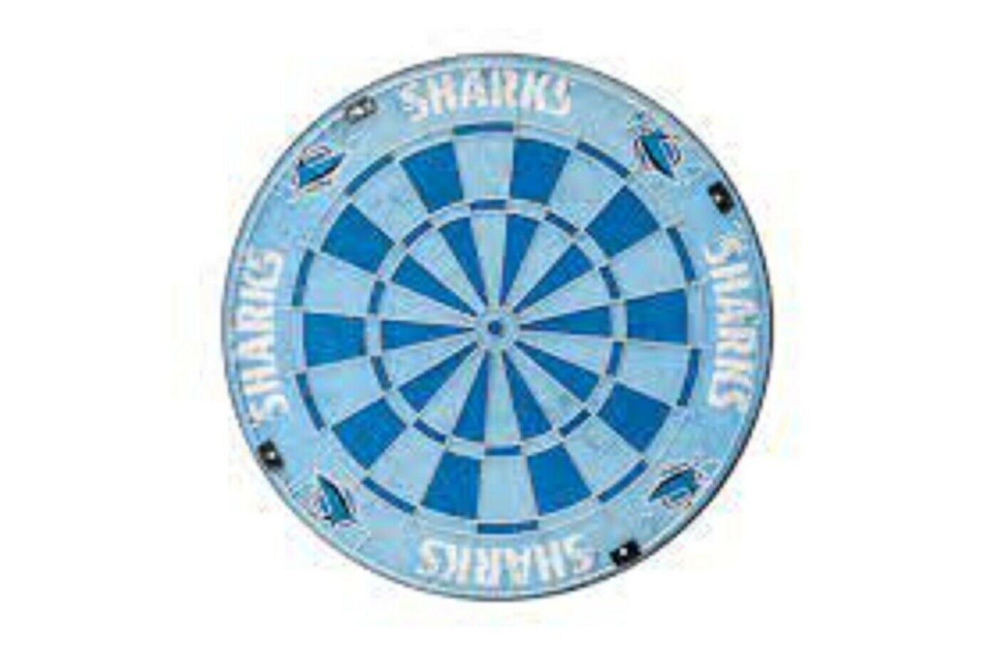 NRL Competition Size Dart Board - Cronulla Sharks - In Box - Dartboard