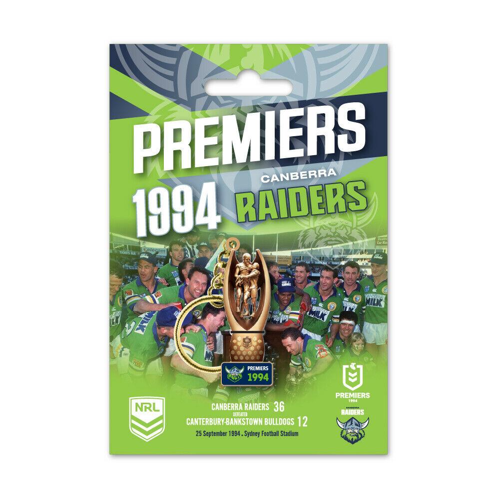 NRL Premiers Trophy Keyring - Canberra Raiders - 1994 - Key Ring