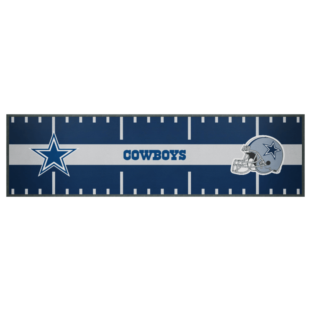 NFL Bar Runner - Dallas Cowboys - 25x90cm - Rubber Backed