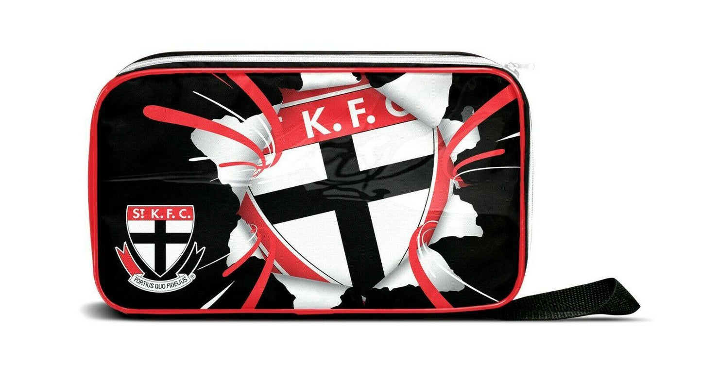 AFL Lunch Cooler Bag Box - St Kilda Saints - 300mm x 175mm x 65mm