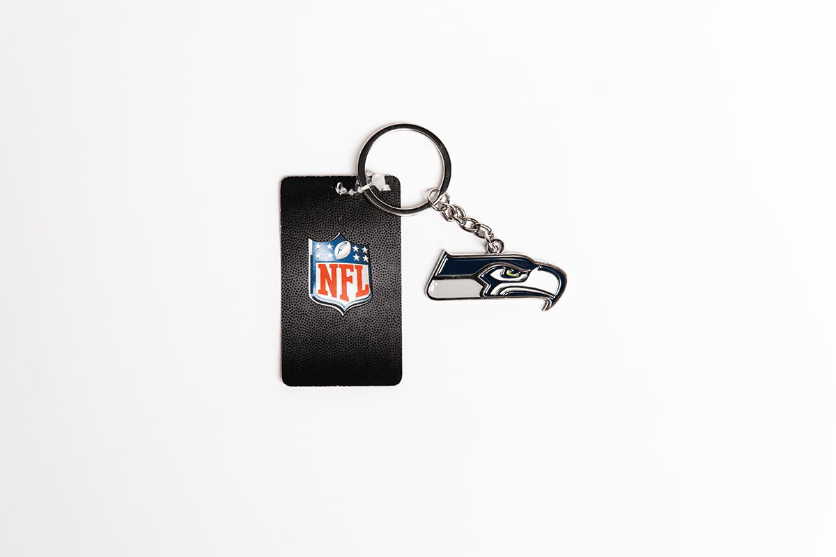 NFL Logo Keyring - Seattle Seahawks - Key Ring - Metal