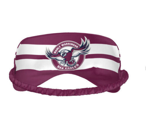 NRL Sleep Mask - Manly Sea Eagles - Reversible - Washable - One Size