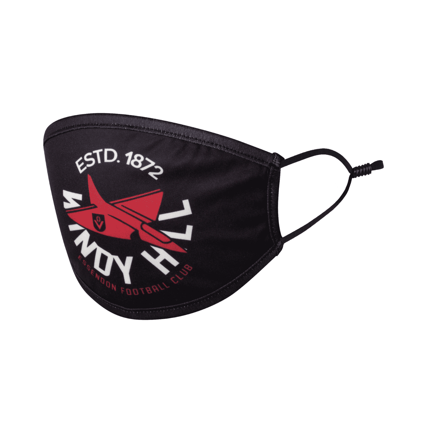 AFL Face Mask 2 Pack - Essendon Bombers - Washable - Adult - 3 Layer Protection