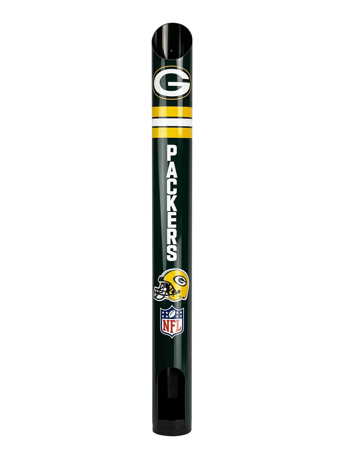 NFL Stubby Cooler Dispenser - Green Bay Packers - Fits 8 Coolers - Wall Mount