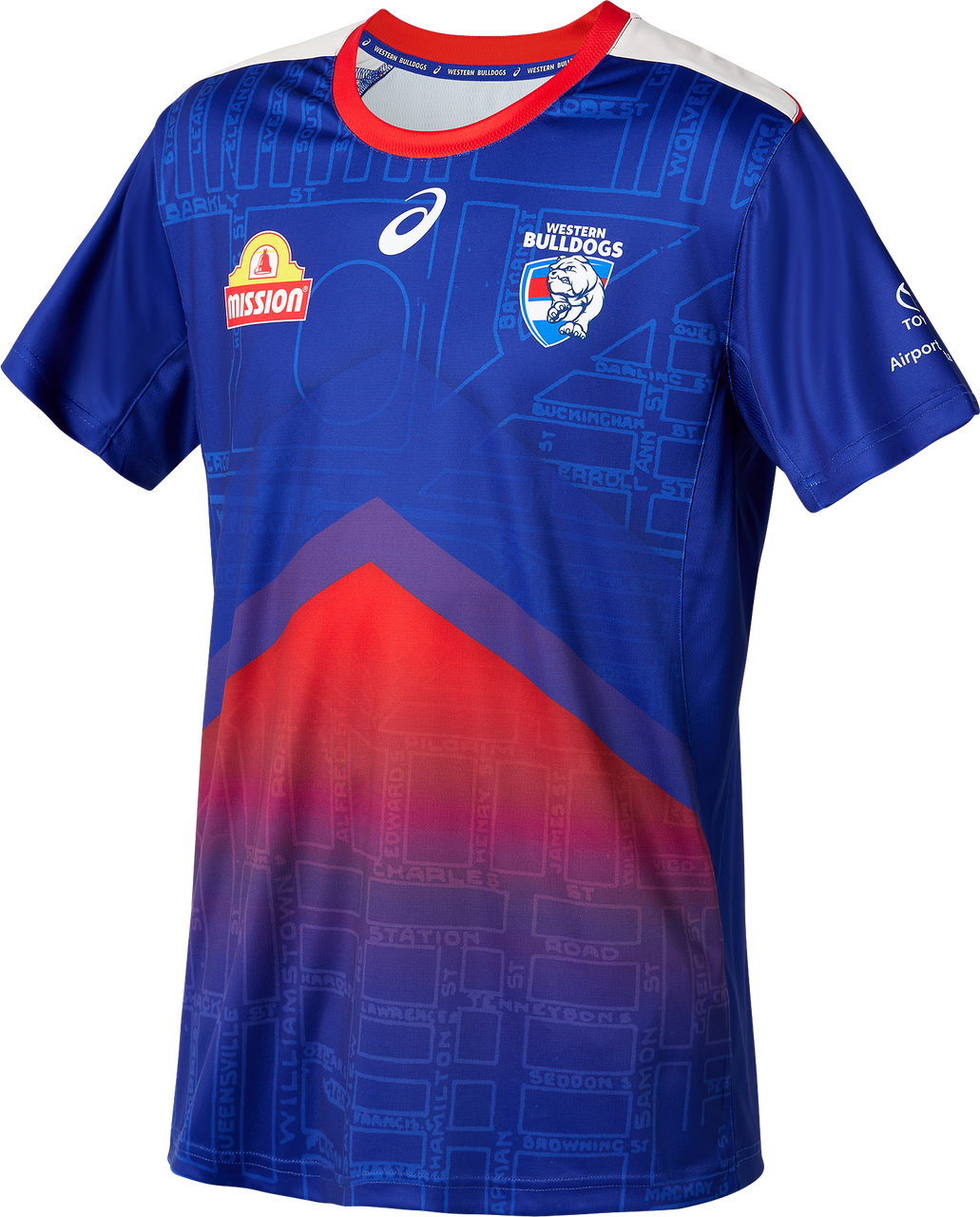 AFL 2024 Training Tee - Western Bulldogs - Adult - ASICS