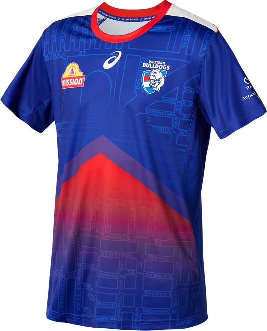 AFL 2024 Training Tee - Western Bulldogs - Adult - ASICS