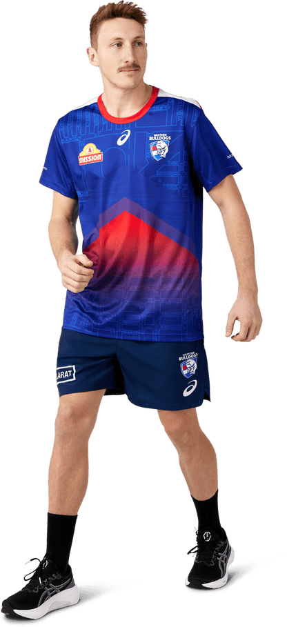 AFL 2024 Training Tee - Western Bulldogs - Adult - ASICS