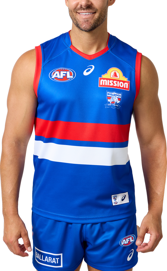 AFL 2025 Home Guernsey - Western Bulldogs - Adult - Mens