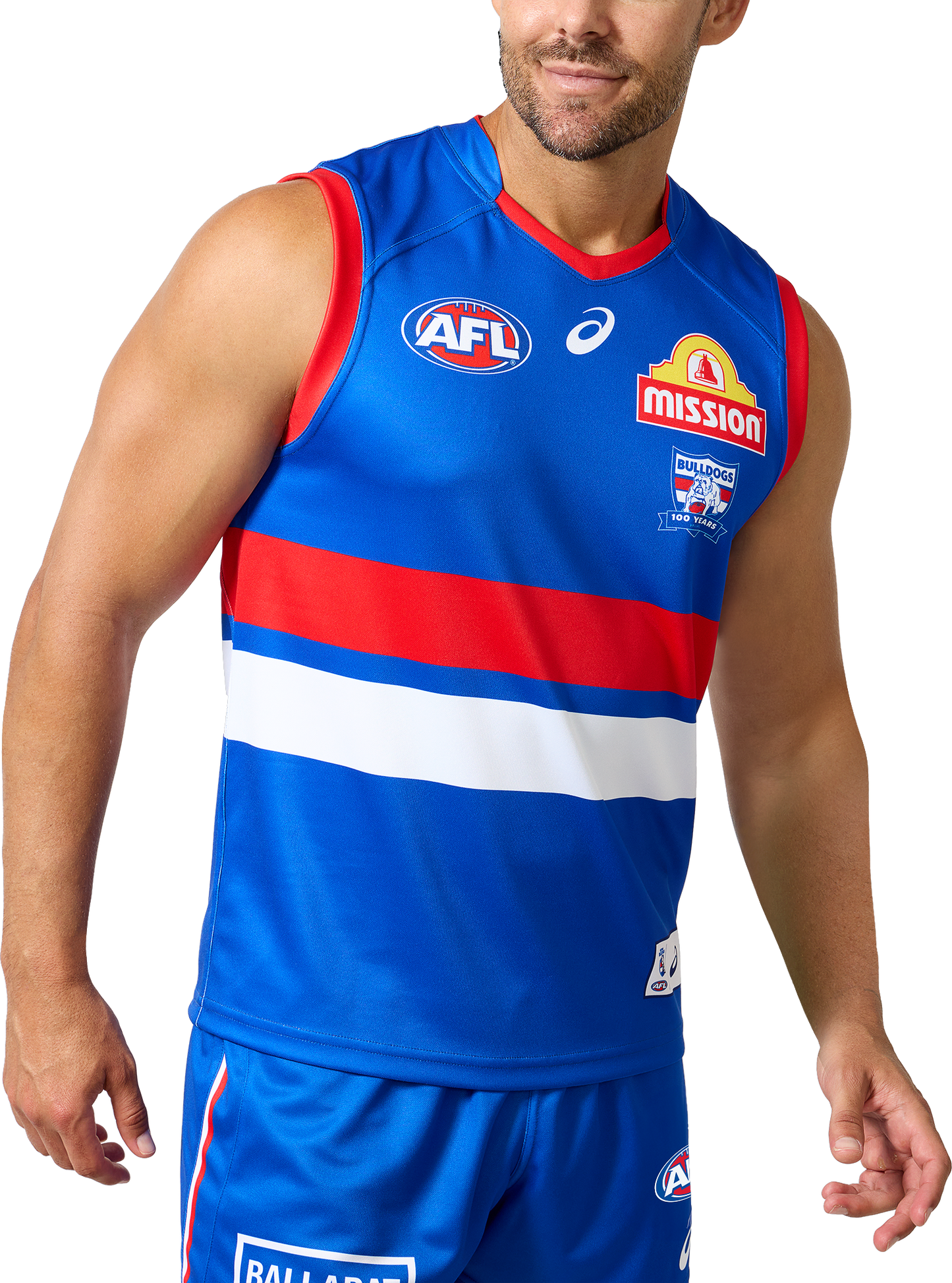 AFL 2025 Home Guernsey - Western Bulldogs - Adult - Mens