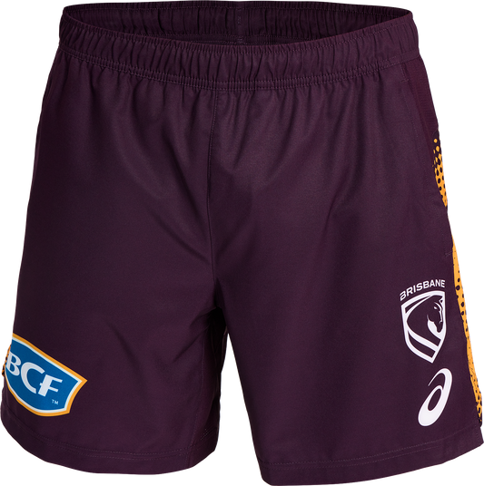 NRL 2026 Training Shorts - Brisbane Broncos - Adult - Mens