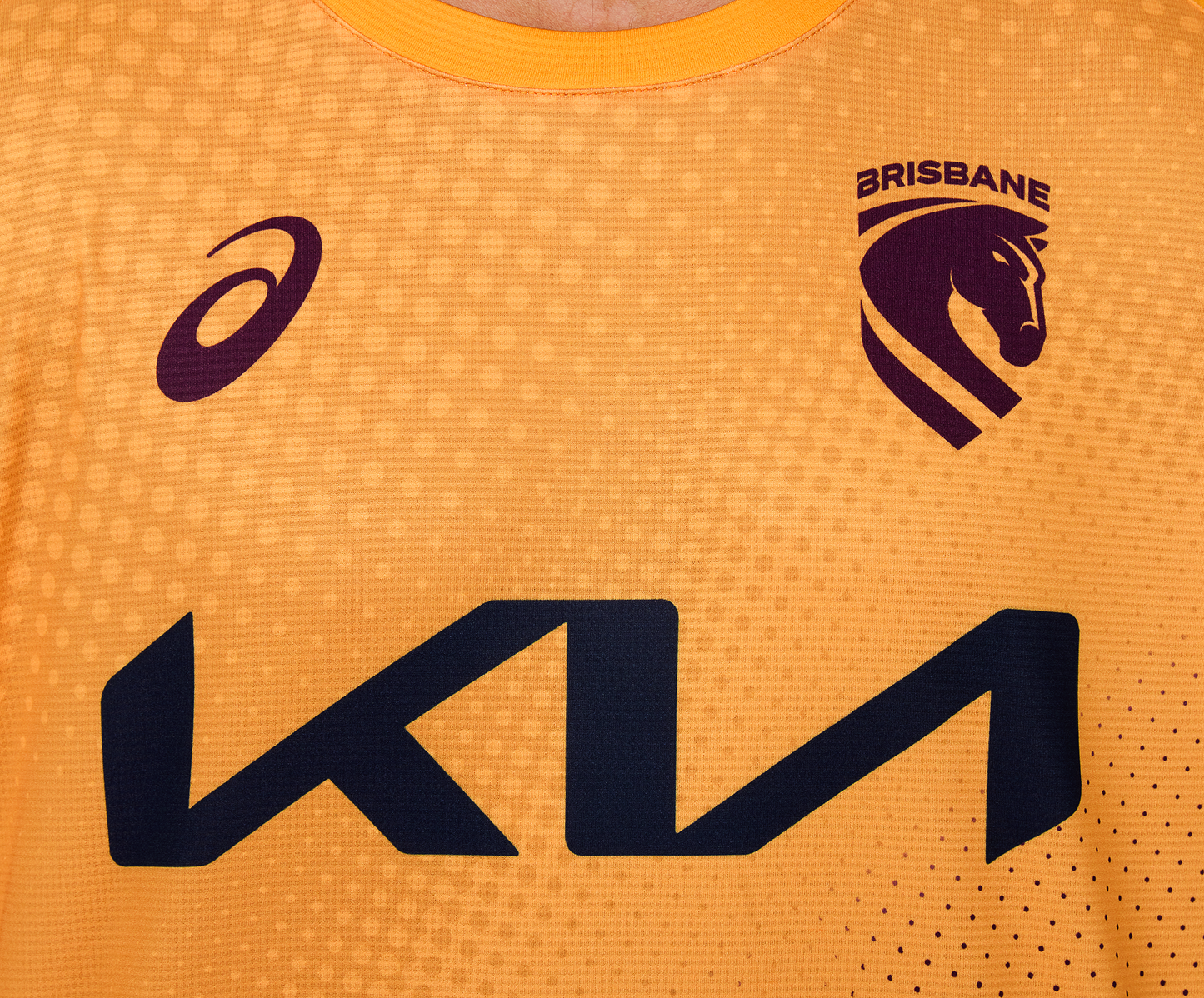 NRL 2026 Training Tee - Brisbane Broncos - Gold - Adult - Mens