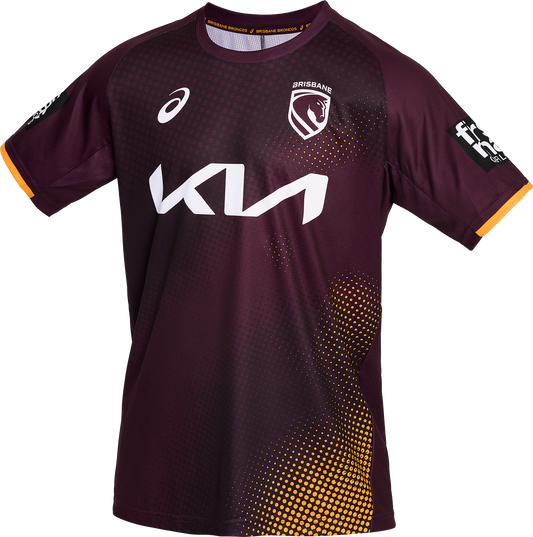 NRL 2026 Training Tee - Brisbane Broncos - Adult - Mens