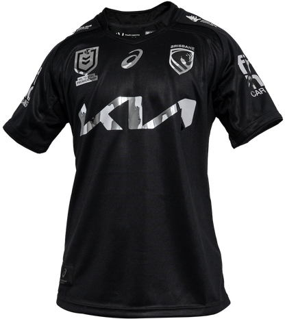 NRL 2026 Black Charity Jersey - Brisbane Broncos - Adult - Mens