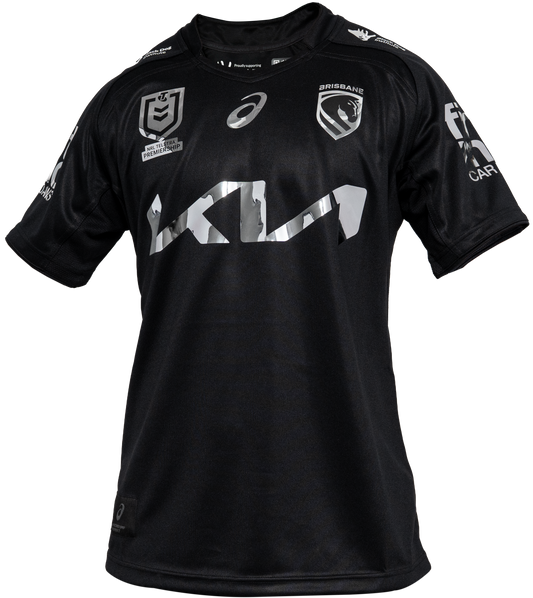 NRL 2026 Black Charity Jersey - Brisbane Broncos - Adult - Mens