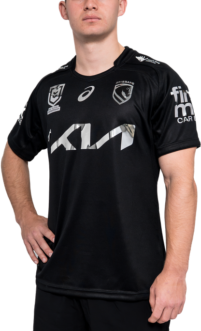 NRL 2026 Black Charity Jersey - Brisbane Broncos - Adult - Mens