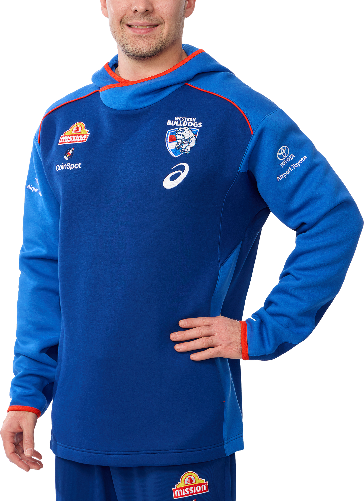 AFL 2025 Training Hoodie - Western Bulldogs - Adult - Unisex