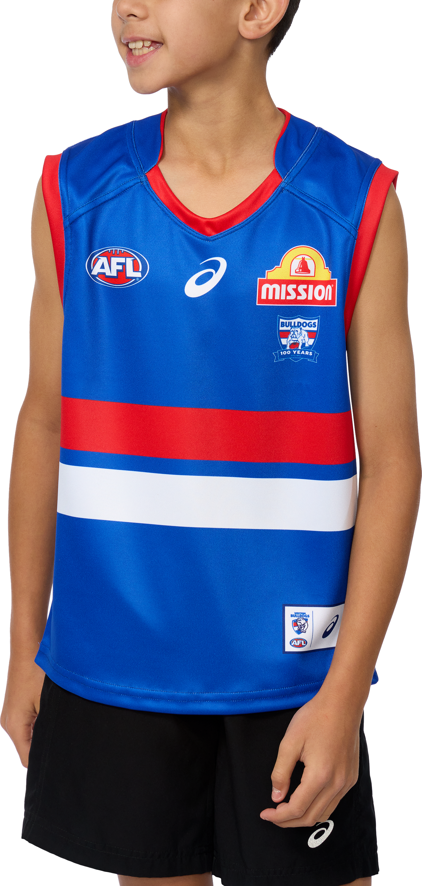 AFL 2025 Home Guernsey - Western Bulldogs - Youth - Kids