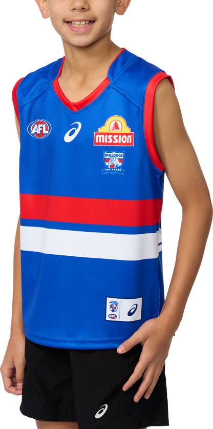 AFL 2025 Home Guernsey - Western Bulldogs - Youth - Kids