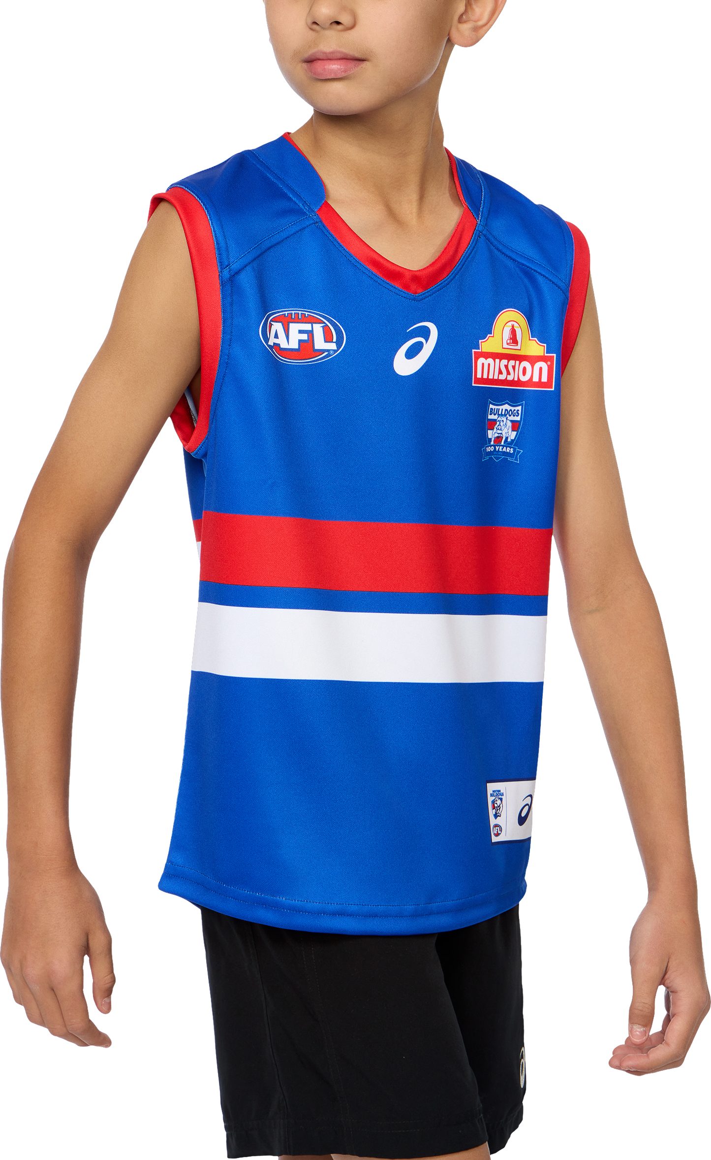 AFL 2025 Home Guernsey - Western Bulldogs - Youth - Kids