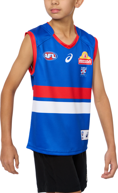 AFL 2025 Home Guernsey - Western Bulldogs - Youth - Kids