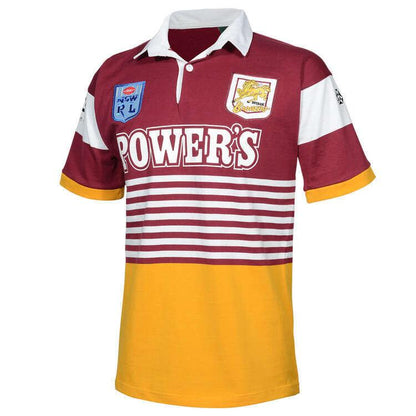 NRL Retro Heritage Jersey - Brisbane Broncos 1992 - Rugby League