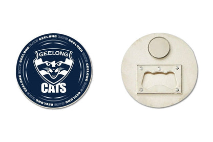 AFL Bottle Opener Magnet - Geelong Cats - Aussie Rules