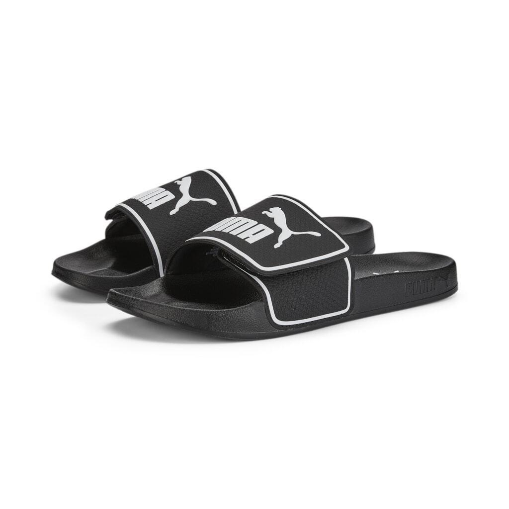 PUMA Leadcat 2.0 V Slides - Black/White - Shoe - Sandal - Mens - Adults