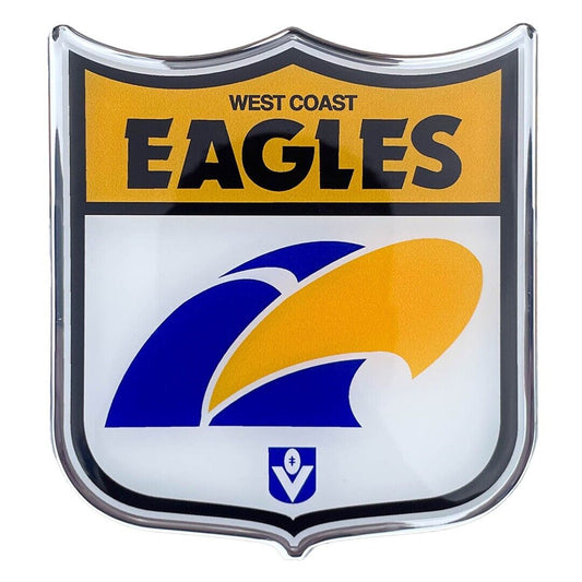 AFL Retro Logo Emblem - West Coast Eagles - Supporter Car Badge
