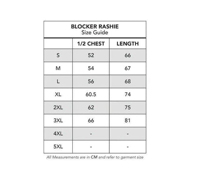 NRL LS Blocker Rash Vest - Queensland Maroons - QLD - LONG SLEEVE - Adult