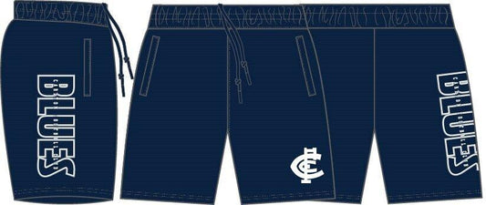 AFL Performance Shorts - Carlton Blues - Supporter - Adult - Mens