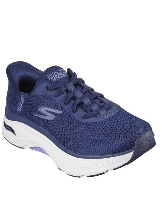 SKECHERS Slip In Max Cushioning Arch Fit Shoe - Paramount - Navy/Lavender-Womens