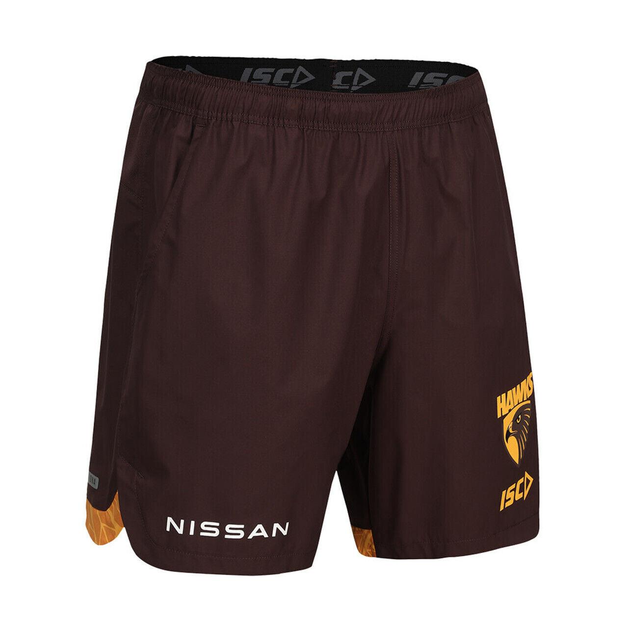 AFL 2024 Training Shorts - Hawthorn Hawks - Adult - Mens