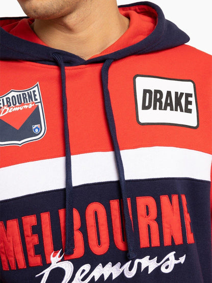 AFL Throwback OTH Hoodie - Melbourne Demons - Adult - Hoody - Jumper