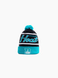 BBL Pom Pom Knit Beanie - Brisbane Heat - Adult - OSFM