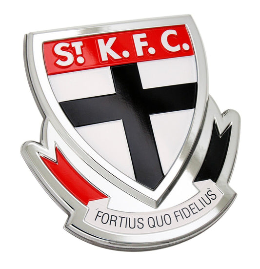 AFL 3D Chrome Emblem - St. Kilda Saints - Supporter Car Badge