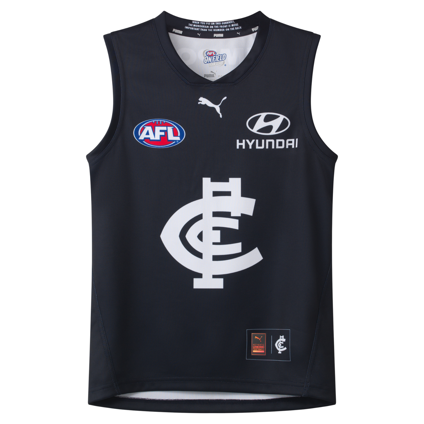 AFL 2025 Home Guernsey - Carlton Blues - Youth - Kids